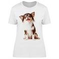 thumbnail image 1 of Small Chihuahua Smiling T-Shirt Women -Image by Shutterstock, Female Medium, 1 of 2