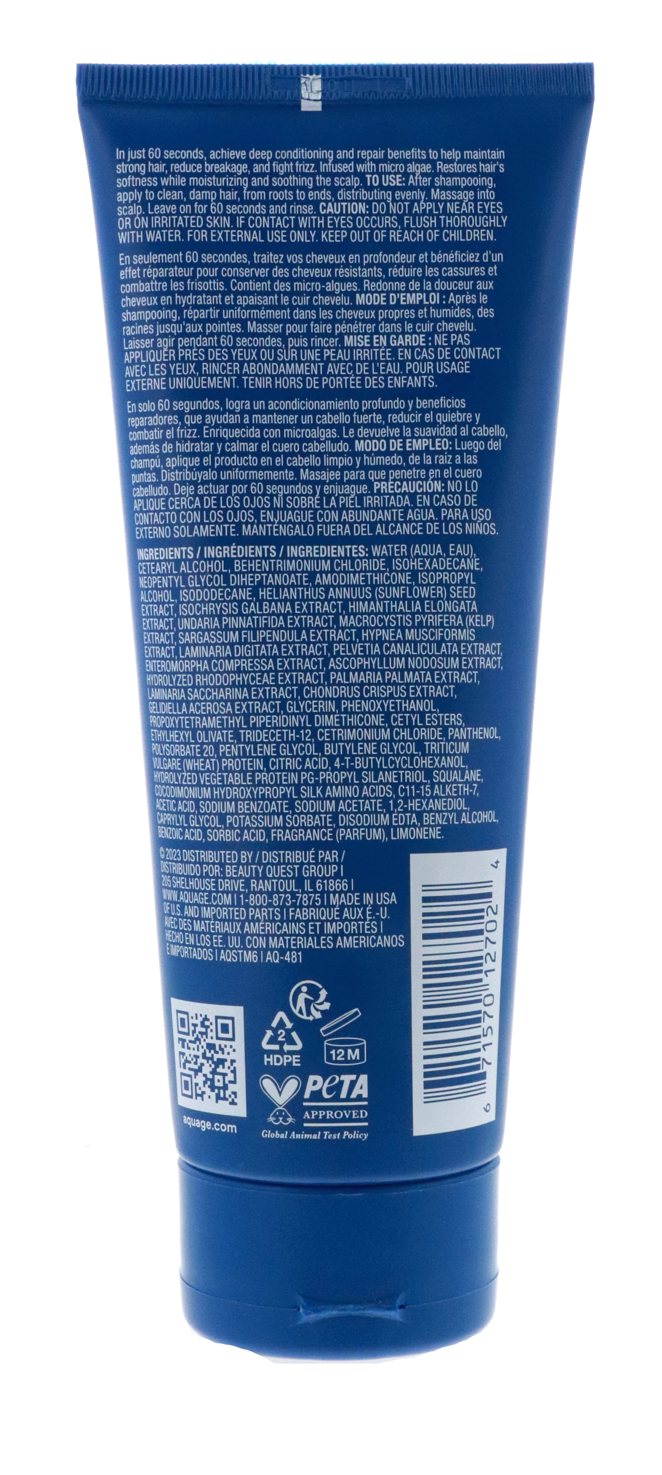 Aquage 60 Second Restorative Mask, 6 oz