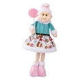thumbnail image 4 of Adorno navideño de muñeco de nieve, dibujo, coleccionable, muñeco de peluche, figura navideña de pie Abuela, 4 of 9