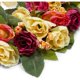 thumbnail image 3 of Corona de rosas con lazo para puerta principal, decoración de San Valentín (34 cm, rojo y amarillo), 3 of 6