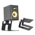 thumbnail image 3 of 2Pcs Desktop Speaker Stand, Studio Monitor Riser - 5° Incline Design Improve Listening Experience, Desk Audio Stand for Speaker, Cantilevered Speaker Stand,Vibration Absorption Pad, 3 of 8