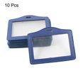 thumbnail image 2 of Office   Name Badge ID Credit Card Horizontal Holder Blue Clear 10pcs, 2 of 5