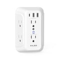 thumbnail image 1 of Multicontacto KELEK Blanco 6 Salidas con Puertos USB-A y USB-C y Supresor de Picos para Hogar, Ofici, 1 of 6