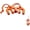 Orange, variant on Game and Gear Hoist Block and Tackle Pulley System, Portable Nylon Block and Tackle Pulley System, Compact Game Lifting Tool for Backcountry Hunting