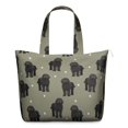 thumbnail image 1 of Sac de Voyage Motif Chien et Cœur, Sac de Week-End Imprimé Chiot Mignon, Léger pour Femmes, 1 of 5