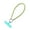 Light green, variant on Soft Phone Lanyard Leather Hand Wrist Strap Lanyard with Tabs Cellphone Straps for Men and Women