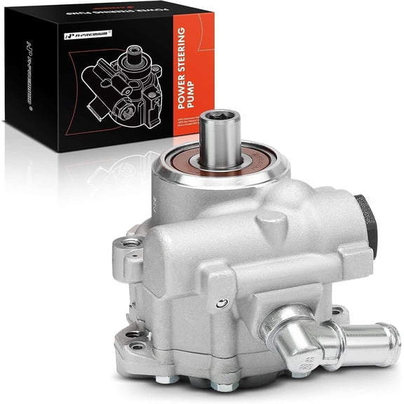 A-Premium Power Steering Pump Compatible with Cadillac CTS 2008-2014, 3.0L 3.6L, AWD, Replace # 15224339