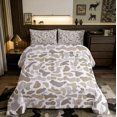 thumbnail image 2 of Homewish Retro Camo Camouflage Bedding Comforter Set,Rustic Farmhouse Twin Comforter Sets,Gray Brown Bedding Set For Teens,Microfiber Bedroom Decor Reversible,2 Pieces, 2 of 8