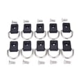thumbnail image 1 of Speravity 10 anillos en D + 10 tornillos Accesorio para bote Anticorrosivo Kayak Anillo en D Juego de anillos duraderos para botes Tamaño compacto Bucle Bombillas para automóviles Speravity VI004190-00, 1 of 1