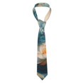 thumbnail image 2 of Adobk Mountain Lotus Serenity Print Tie For Men Necktie Neck Ties,Mens Ties, 2 of 7