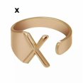 thumbnail image 1 of CUITING Fashion Adjustable Initial Alphabet Letter A-Z Ring Finger Rings Women Jewellery-Silver C, 1 of 9