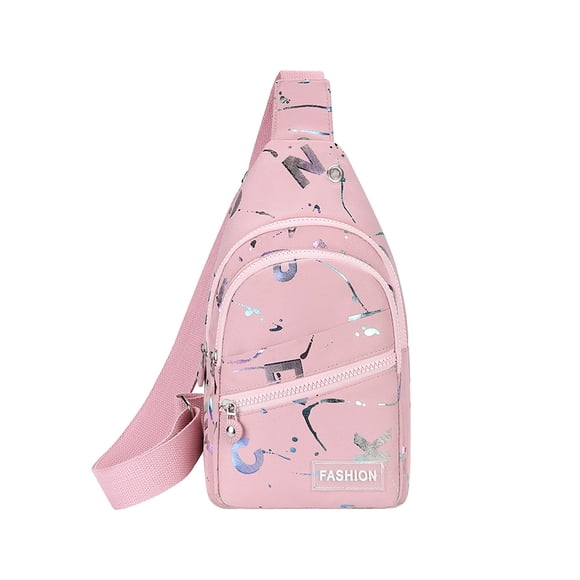 Running Waist Pack With Adjustable Crossbody Strap And 2 Zippered Pockets For Women And Men 11.81 in x 6.69 in x 1.96 in