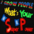 thumbnail image 2 of CafePress - Grow People Super Power Maternity Dark T Shirt - Maternity Dark T-Shirt, 2 of 3