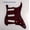 3 Wine Red, variant on Custom Guitar Pickguard Tortoise for FD 11 Hole SSS 4 Ply Pickguard Replacement Parts 4 Colours Availab