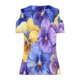 thumbnail image 4 of Fiudx Liquidación de Ahorros de Verano Camiseta Sexy de Verano para Mujer, Blusa con Hombros Descubiertos, Cuello En V, Manga Corta, Camisetas Sólidas, 4 of 5