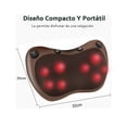 thumbnail image 2 of Almohada Masajeador De Cuello Y Espalda Termoterapia Color Café, 2 of 5