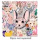 thumbnail image 3 of Pegatinas Sphynx con dibujos animados de anime de gato sin pelo, 50 unidades, PVC, 3 of 3