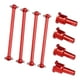 thumbnail image 5 of Juego De Juntas Diff Cup Outdrives, Alto Rendimiento De Aluminio Diff Outdrives Joint Cup Durabilidad Fuerte Resistencia Al Desgaste Para 1/18 RC Car ANGGREK Rojo, 5 of 8
