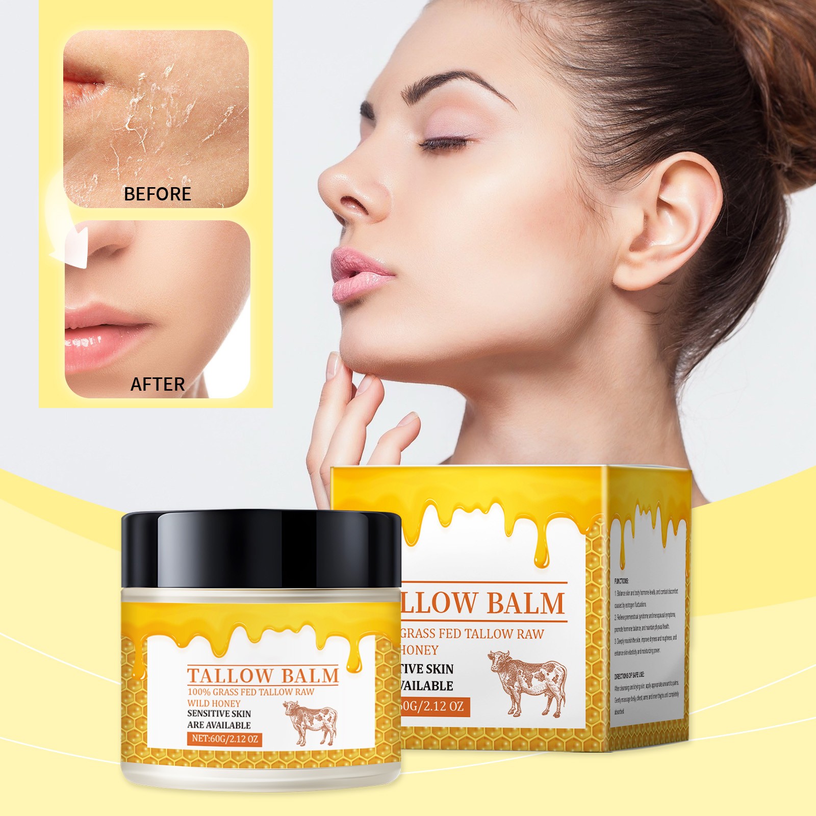 Face Body Moisturizing&Moisturizing Skin Care Body Face Line Correcting ...