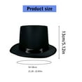 thumbnail image 3 of Popular Ceremony Hat for Cosplay Party All Matching Magicians Hat Stage Performers Fedoras Hat Adult Formal Event Hat, 3 of 8
