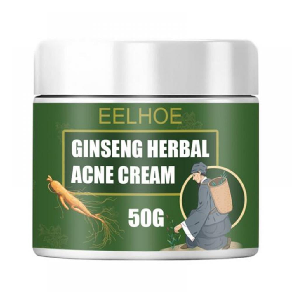Ginseng Herb AntiAcne Treatment Cream, Acne Removal, Fighting Breakouts, Spots, Cystic Acne