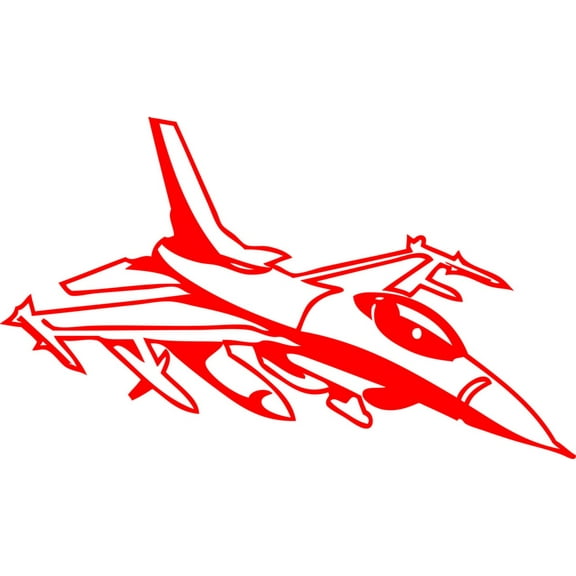 Design With Vinyl Artwork Fighter Jet Flying Tactical Aircrafts Wall Decal for Boys - Air-To-Air Combat Enemy Aircraft Themed Décor - Size: 5 In x 11 In