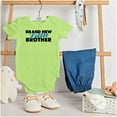 thumbnail image 3 of Little Brother New Baby Announcement Bodysuit Jumper Boys Infant Baby Brisco Brands 18M, 3 of 6