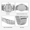 thumbnail image 3 of Reloj Cuarzo Hombres Comercial Doble Fecha Elegante Cuarzo Clásico ANGGREK Otros, 3 of 8