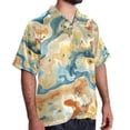 thumbnail image 2 of Atlas Men's Short Sleeve Beach Shirts, Casual Printed Button Down Poplin Shirt Summer., 2 of 6