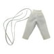 thumbnail image 5 of Pantalones de soldado masculino a escala 1/18, pantalones deportivos para figura masculina, disfraz, mini pantalón largo de pierna ancha blanco, 5 of 7