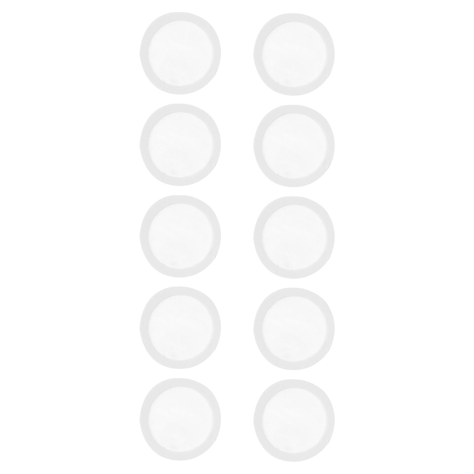 Kazoo Membrane Set of 10Pcs, Metal Kazoo Diaphragm Mouth 1.8cm