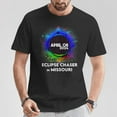 thumbnail image 2 of Total Solar Eclipse Chaser Missouri April 8 2024 Totality T-Shirt – Celestial Event Graphic Tee for Men Women Kids, Path of Totality Design for Missouri, Perfect Outfit for , Size M, Color Black, 2 of 3