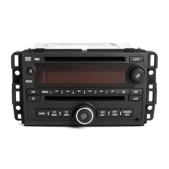 Restored 2007 Saturn Outlook OEM AM FM Radio MP3 DVD CD Player Auxiliary Input 25802327 (Refurbished)