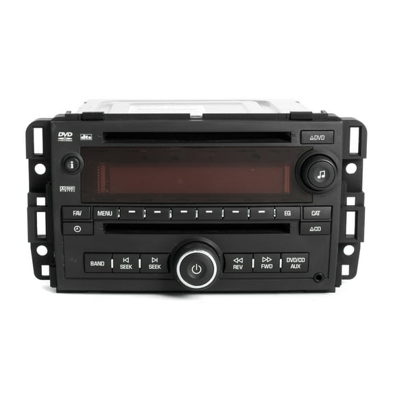 Restored 2007 Saturn Outlook OEM AM FM Radio MP3 DVD CD Player Auxiliary Input 25802327 (Refurbished)