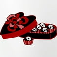 thumbnail image 2 of CafePress - Skull Valentine Candy - Pint Glass, Drinking Glass, 16 oz. CafePress, 2 of 4