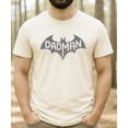 thumbnail image 3 of DadMan Shirt for Men Funny Dad T-Shirt with Gray Bat Graphic Natural Shirt Adult Large, 3 of 5