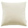 thumbnail image 2 of Modway Enhance 20" Performance Velvet Throw Pillow in Ivory, 2 of 4