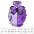 thumbnail image 2 of Dreamy Purple Butterfly Pattern (55)-2 Men's Women New Sweatshirt Hoodie Men's Plus Size Sweatshirt Hooded Sweatshirt 3d Printed Street Men's Cloth, 2 of 6