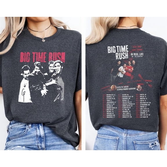 Big Time Rush In Real Life Worldwide Tour 2025 Concert Unisex, Sizes S-5XL, Tbun