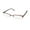 copper / brown, variant on VERA WANG V143 EYEGLASS FRAME/GLASSES HALF-RIM SHAPE TRENDY STYLE AUTHENTIC RARE