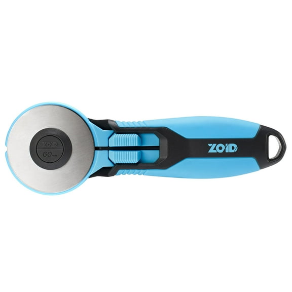 ZOID Tools 60mm Heavy Duty Rotary Cutter with Soft-Touch Handle and Dual Blade Guard