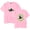 Pink, variant on Feid No Hay Luz Sin Oscuridad Merch pop graphics print Crewneck Unisex Trend Casual Short Sleeve Top