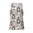 thumbnail image 4 of Fotbe Cartoon Bear Brown Pattern Men's Quick Dry Workout Tank Top Gym Muscle Tee Fitness Bodybuilding Sleeveless T Shirt Breathable Workout Shirt-Large, 4 of 9