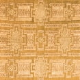 thumbnail image 1 of Ahgly Company Indoor Square Abstract Orange Modern Area Rugs, 8' Square, 1 of 4