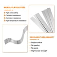 thumbnail image 4 of Uxcell 50pcs Nickel Strip 0.15x8x100mm Nickel Plated Steel Strip for Lithium Battery, 4 of 7