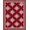 Red, Pattern 1, variant on ODIKA 2x3 Machine Washable Non-Slip Area Rug, Festive Snowflake Winter Holiday Decorative Pathway High Traffic Rug, Red, 608680