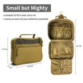 thumbnail image 2 of Neceser VELVEBAG para hombre, de viaje, impermeable, impermeable, color caqui, 2 of 4