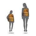 thumbnail image 3 of School Backpack Lightweight Multipocket College High Middle Student Bag 15L Falling Leaves and Lamp, 3 of 9