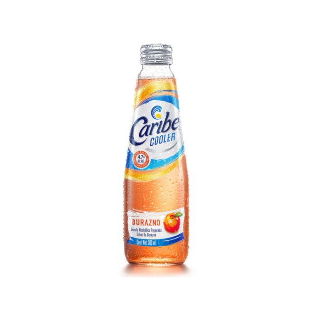 Pack de 24 Bebida Alcohólica Caribe Cooler Durazno de 300 ML Caribe Cooler Durazno de 300 ML