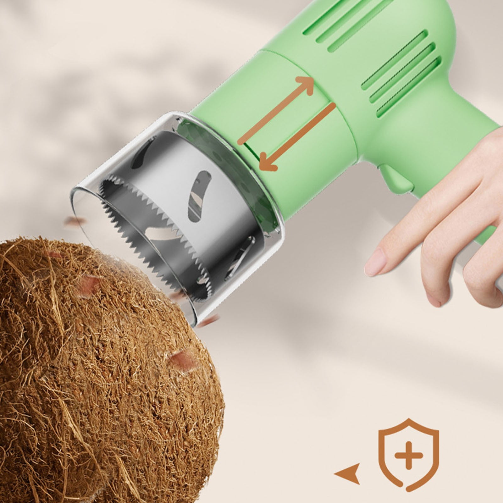 Rkxzt Manual Can Openers Coconut Opener Coconut Opener Tool Stainless Steel Easy Bottle Opener Kitchen Tool for Coconut Water Access Green Plastic